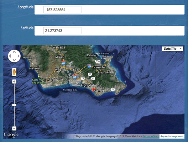 Place a surf break on the map on isurfedthere.com