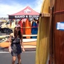 More pics from Del Mar... of course I fell in love with the Hobie v bottom!