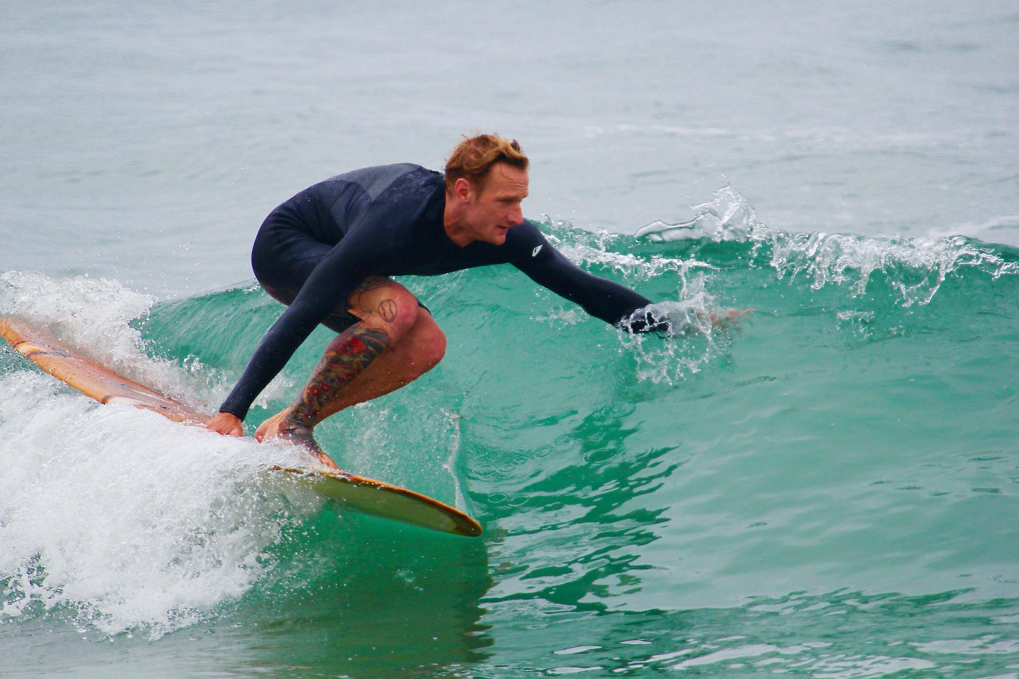 Billy Snyder breaking in a new stick courtesy of The Unknown Shaper